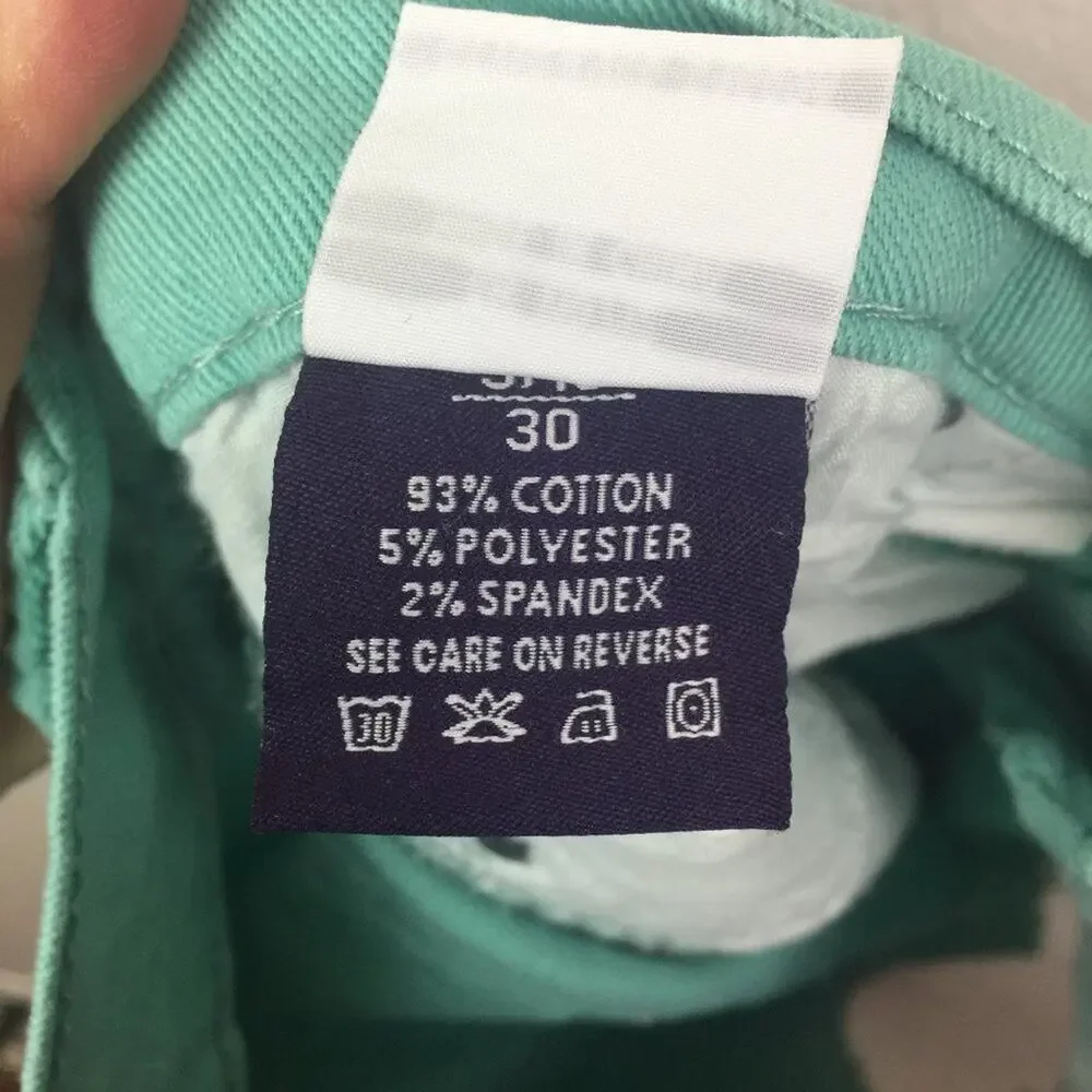 VIOGOLD Teal Cutoff Jean Shorts Size 30